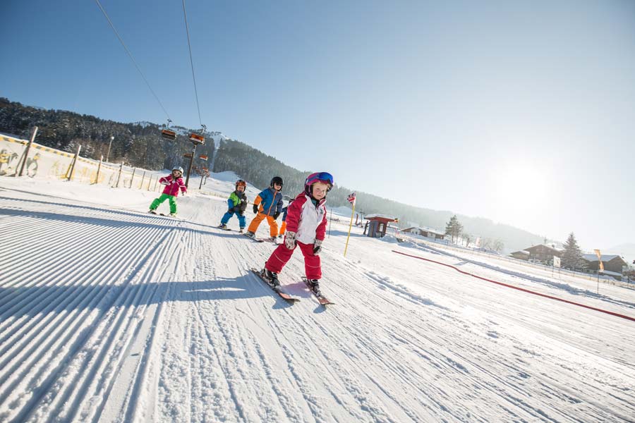 Skifahren Kinderskikurs